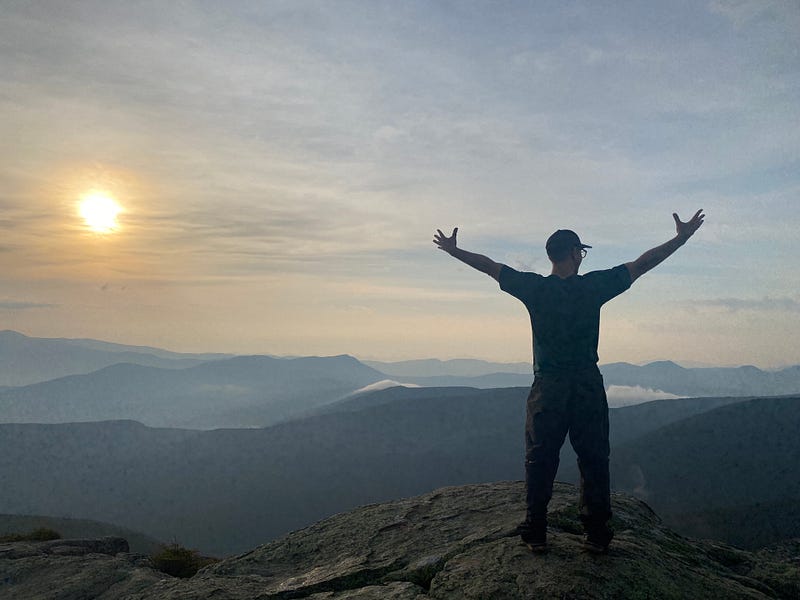 Sunrise from South Twin