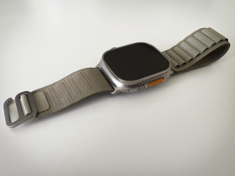 Olive alpine loop watch band