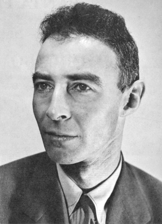 J. Robert Oppenheimer, a pivotal figure in atomic science.