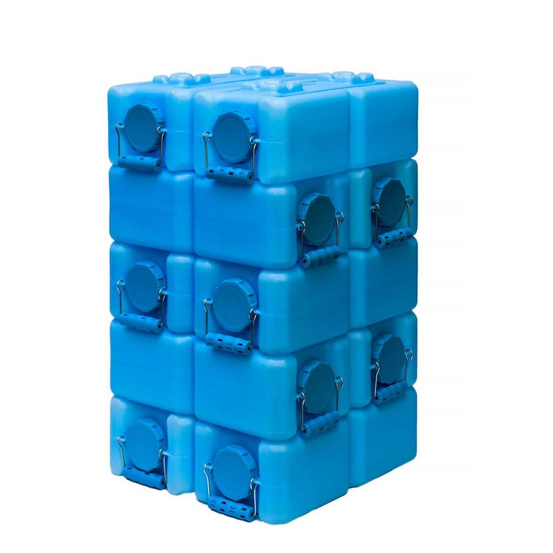 Water storage options with water bricks