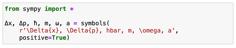 Symbol Definition in Python