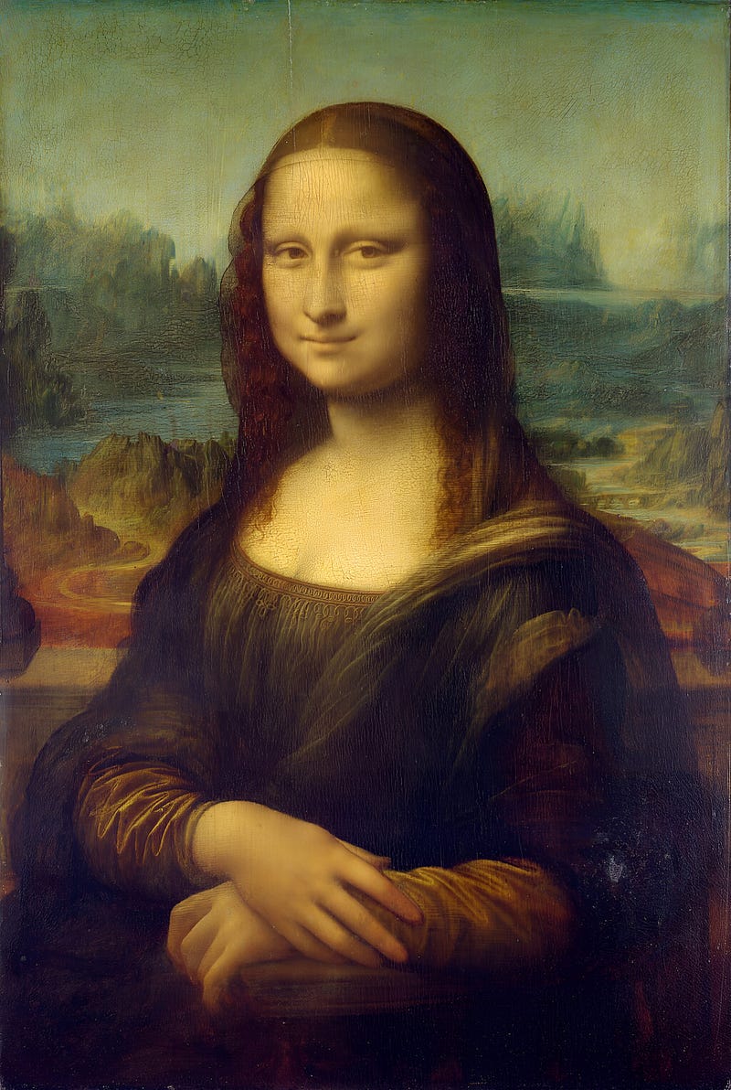 The enigmatic smile of the Mona Lisa