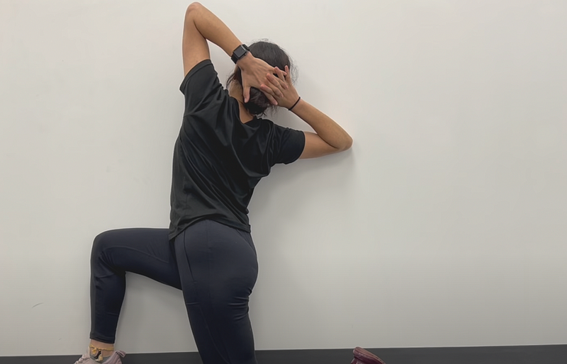 Wall-Assisted Thoracic Rotations for spine mobility