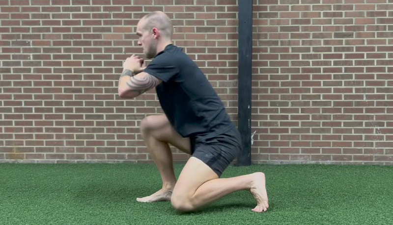 Sneaking Ape Walk for hip mobility