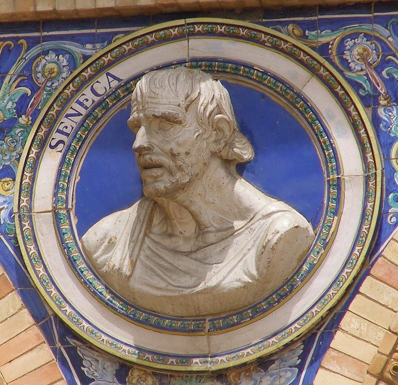 Bust of Seneca in Sevilla, Spain