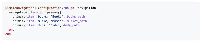 Simple Navigation: Creating multi-level navigations for applications.