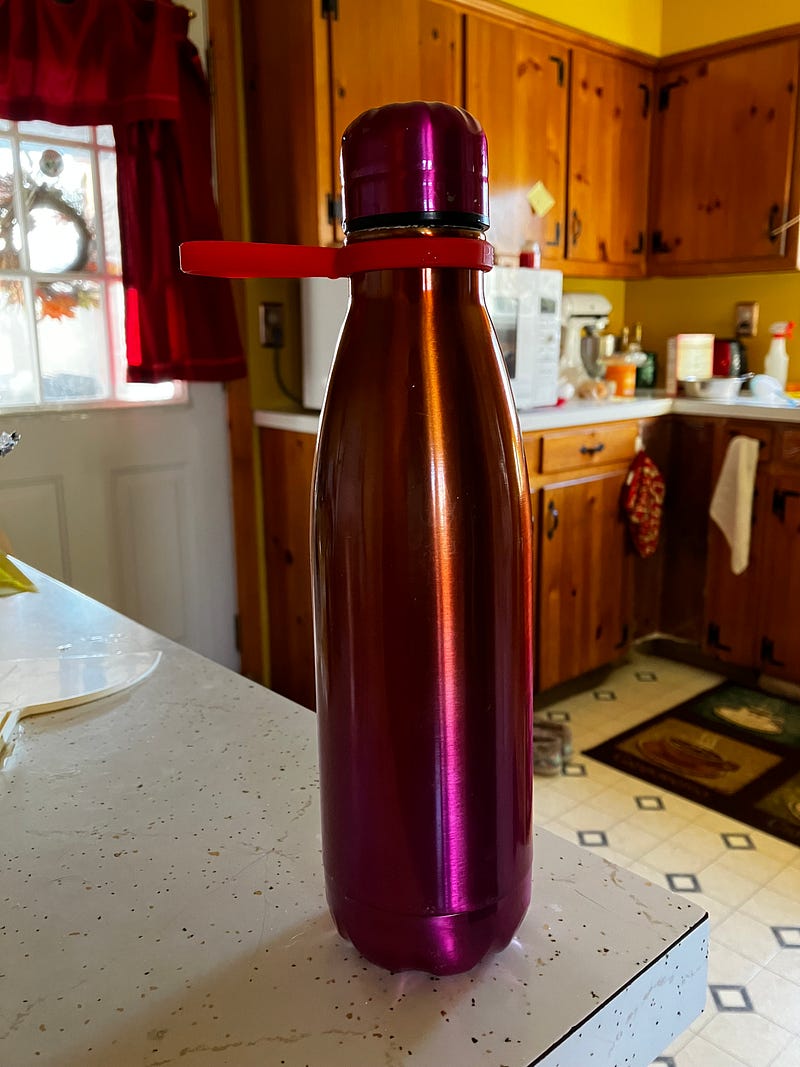 A functional water bottle