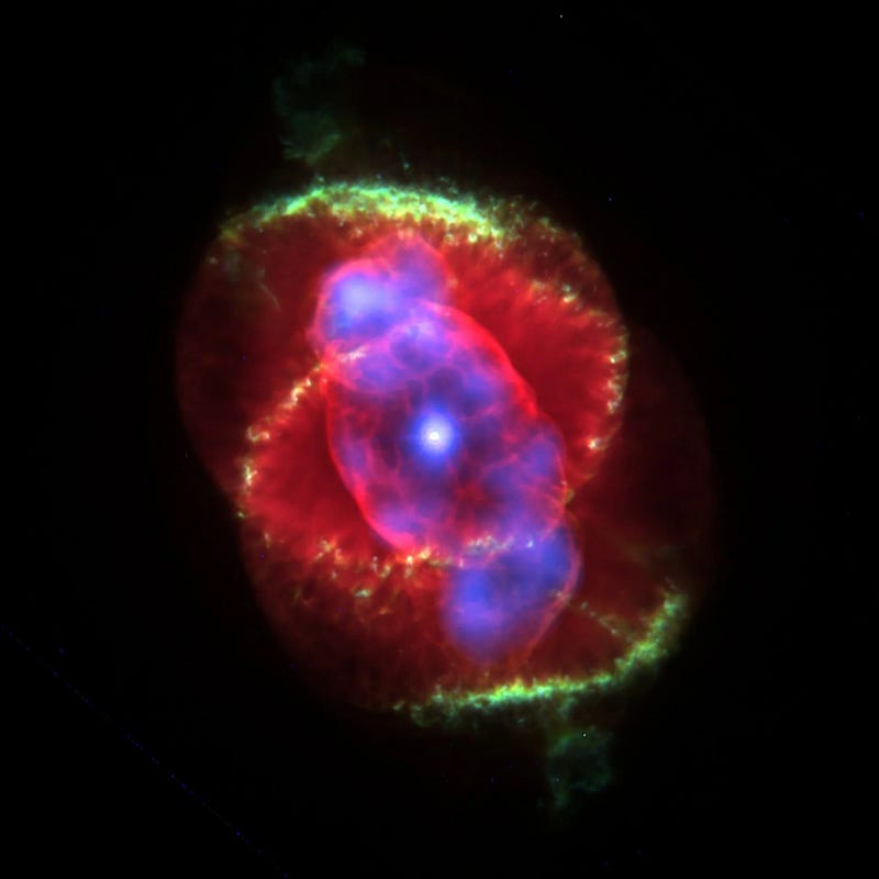 The Cat’s Eye Nebula, a vivid example of a planetary nebula