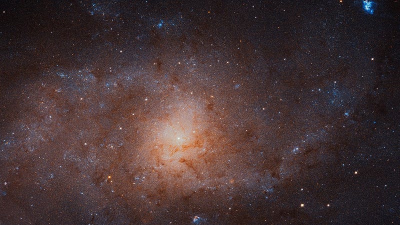 Triangulum Galaxy captured by Hubble