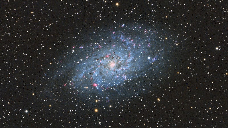 Star-forming regions in the Triangulum Galaxy