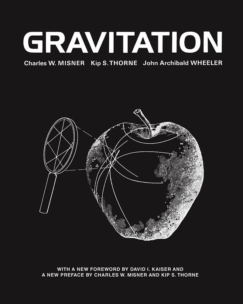 Cover of Gravitation by Thorne, Misner, and Wheeler