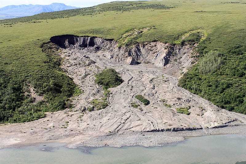 Coastal erosion due to thermal abrasion processes