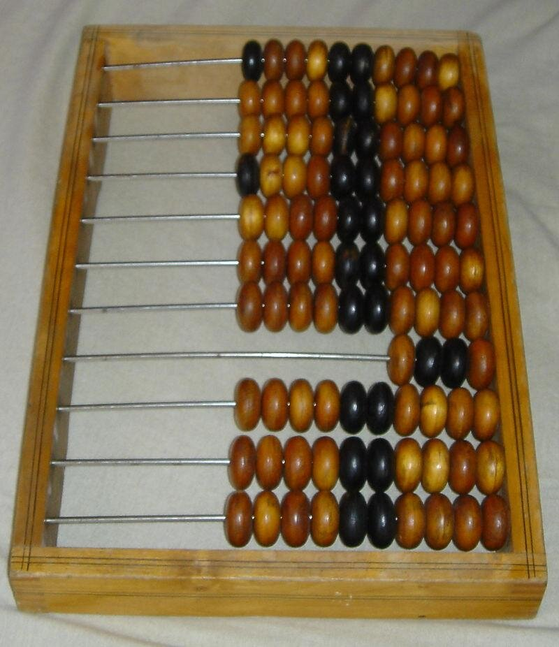 Modern abacus representation