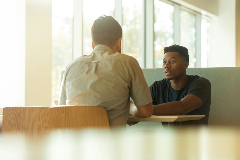 Engaged candidate during an interview