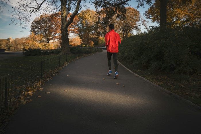 A serene path ideal for slow runs